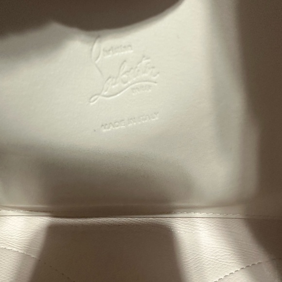 Christian Louboutin Cabachic Cream Leather Tote Bag w/ Long Straps - Picture 14 of 14